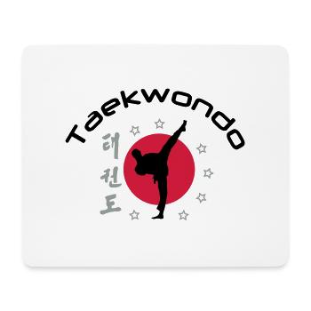 taekwondo_3 - Mouse Pad (horizontal) - white - Front