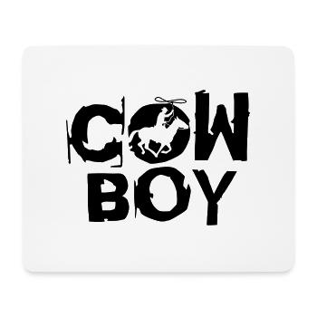 cowboy_c_1c - Mouse Pad (horizontal) - white - Front