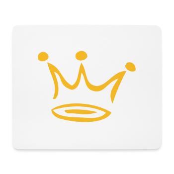 Krone - Mousepad (Querformat) - Weiß - Vorne