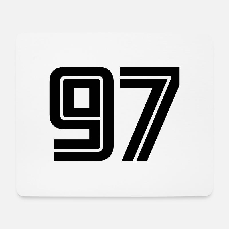 97 - Mousepad (Querformat) - Weiß