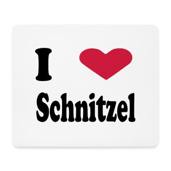 schnitzel - Mouse Pad (horizontal) - white - Front