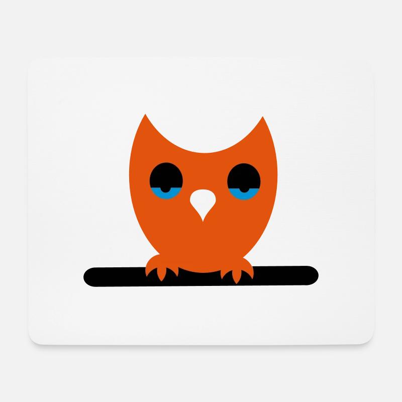 Owl - Mouse Pad (horizontal) - white