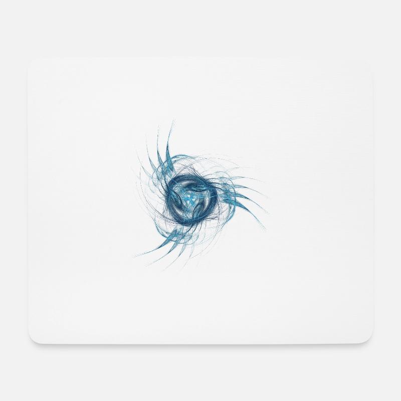 Celtic-Fractal - Mousepad (Querformat) - Weiß