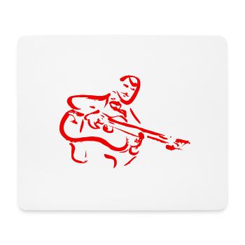DJANGO ROSSO - Tapis de souris (format paysage) - blanc - Devant