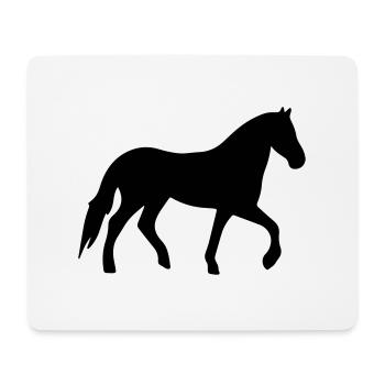 horse - Mouse Pad (horizontal) - white - Front