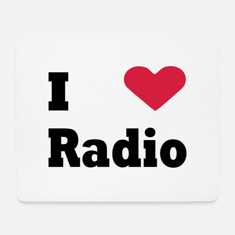 Radio - Mouse Pad (horizontal) - white