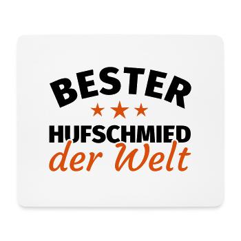 Hufschmied - Mousepad (Querformat) - Weiß - Vorne