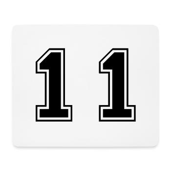11 - Tapis de souris (format paysage) - blanc - Devant