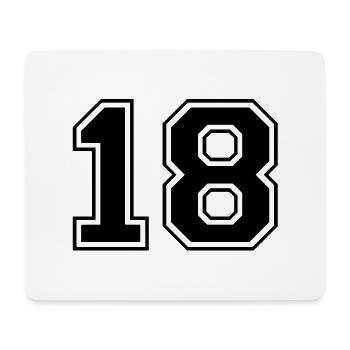 18 - Tapis de souris (format paysage) - blanc - Devant