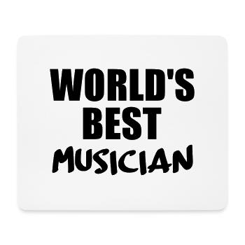 musicien - Tapis de souris (format paysage) - blanc - Devant