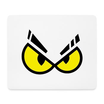 eyes_f2 - Mousepad (Querformat) - Weiß - Vorne
