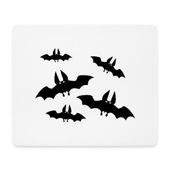 Fledermäuse - Mousepad (Querformat) - Weiß - Vorne