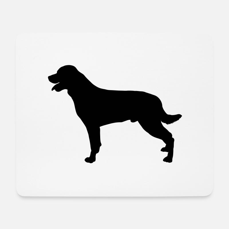 Rottweiler - Mousepad (Querformat) - Weiß