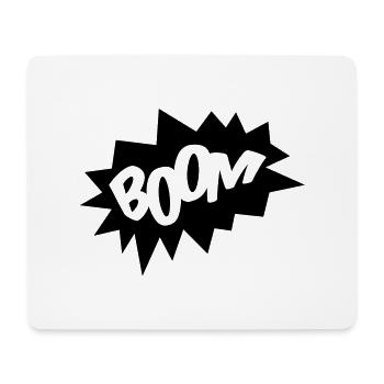 boom_f1 - Mouse Pad (horizontal) - white - Front
