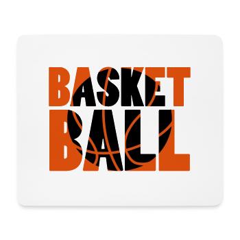 Basket Ball - Mousepad (Querformat) - Weiß - Vorne