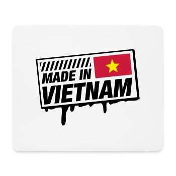 made_in_vietnam_gr3 - Tapis de souris (format paysage) - blanc - Devant
