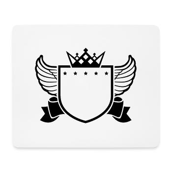 shield_empty_di1 - Mouse Pad (horizontal) - white - Front