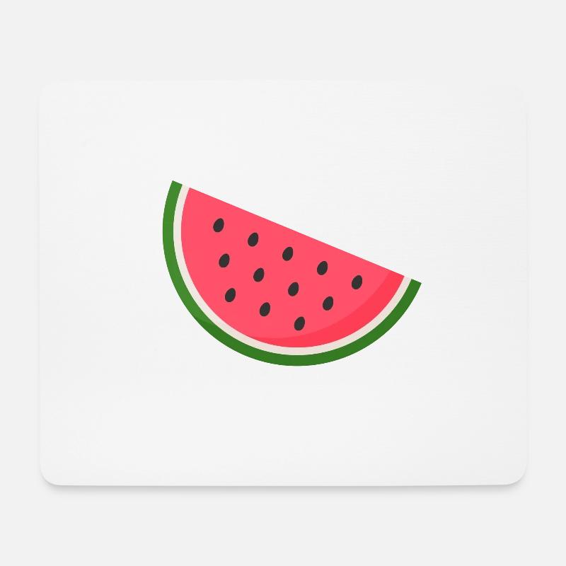 Melone - Mousepad (Querformat) - Weiß