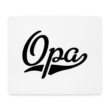 Opa - Mousepad (Querformat) - Weiß - Vorne