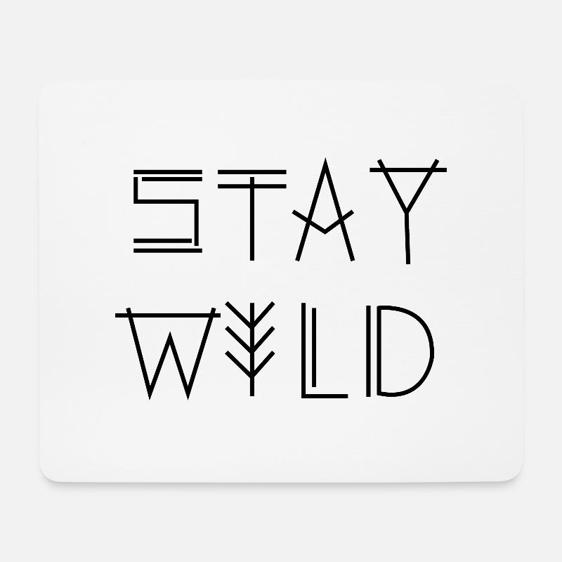 Adventure Outsider Outdoor Nature - Mousepad (Querformat) - Weiß