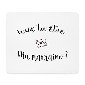 do you want to be my godmother - Mouse Pad (horizontal) - white - Front