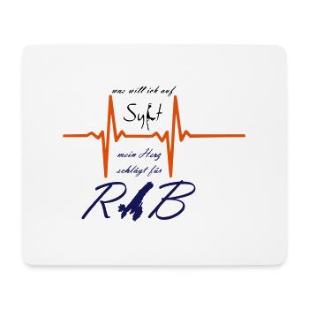 Insel RAB - Mousepad (Querformat) - Weiß - Vorne