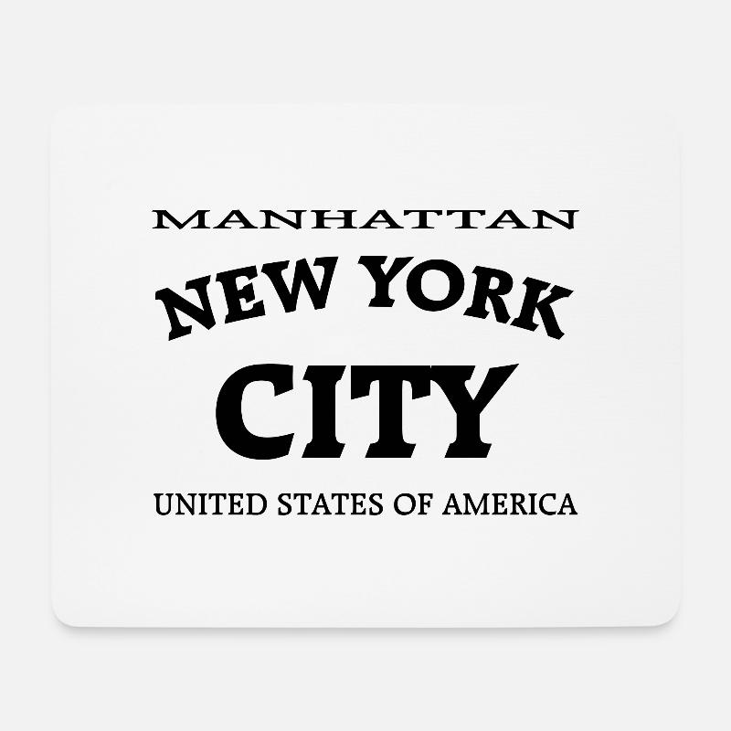 New York - Mousepad (Querformat) - Weiß