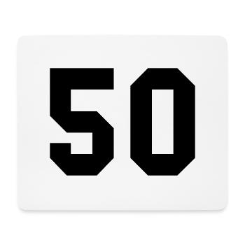 50 - Mouse Pad (horizontal) - white - Front