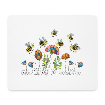 Insekten - Mousepad (Querformat) - Weiß - Vorne