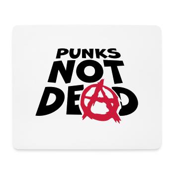 punks not dead Zitat - Mousepad (Querformat) - Weiß - Vorne
