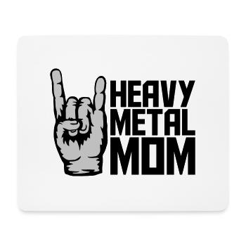 Heavy Metal Mom Logo - Tapis de souris (format paysage) - blanc - Devant