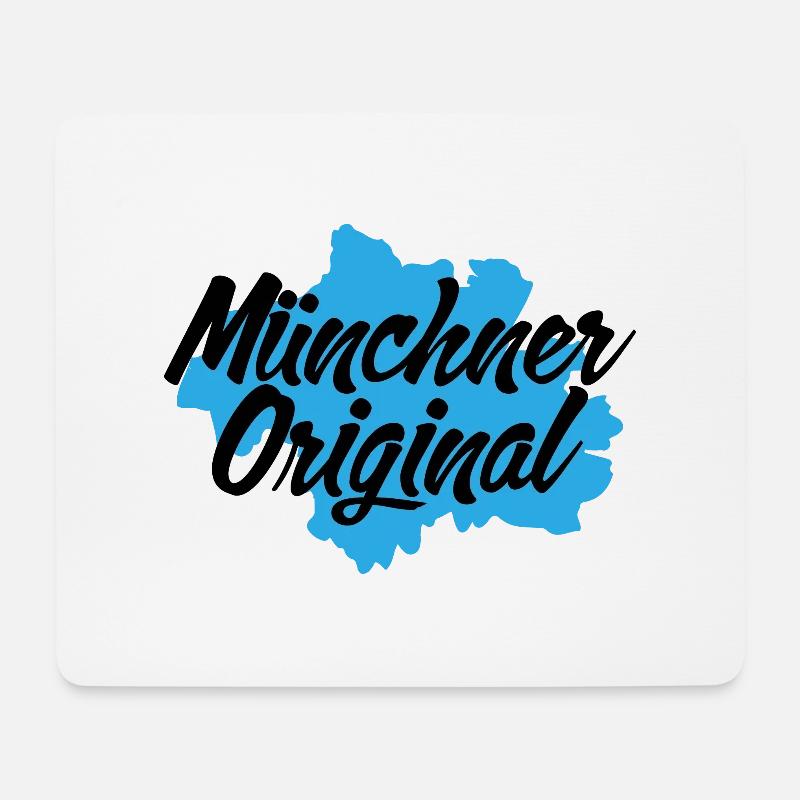 Münchner Original - Mousepad (Querformat) - Weiß