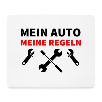 Auto - Mousepad (Querformat) - Weiß - Vorne