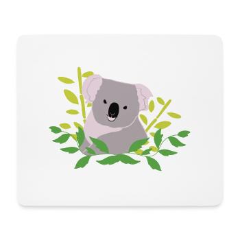 Koala rose - Tapis de souris (format paysage) - blanc - Devant