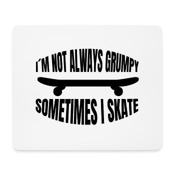 Skateboard Sakten Longboard Skater Skateboarding - Mousepad (Querformat) - Weiß - Vorne
