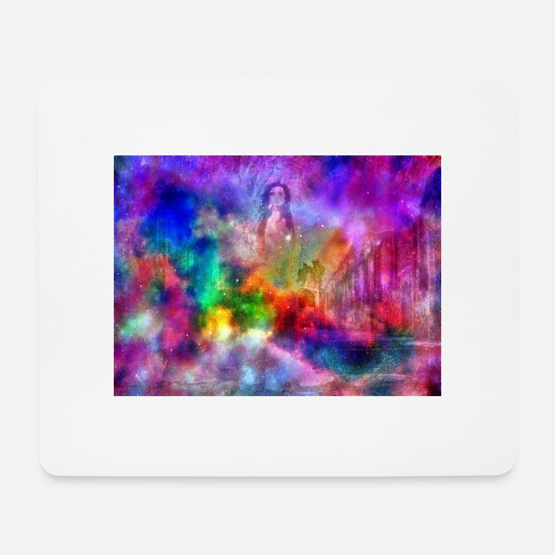 ENGEL4 - Mousepad (Querformat) - Weiß