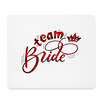 Bride bride wedding stag party bridesmaid party stag party - Mouse Pad (horizontal) - white - Front