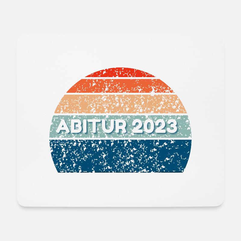 Abitur 2023 - Mousepad (Querformat) - Weiß