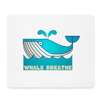 Wal - Mousepad (Querformat) - Weiß - Vorne