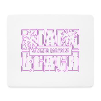 neon anime retro vintage cool pink nge - Mouse Pad (horizontal) - white - Front
