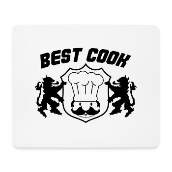 best cook - Mousepad (Querformat) - Weiß - Vorne
