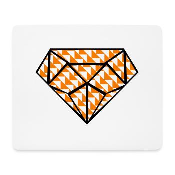 diamond design art 2 - Mousepad (Querformat) - Weiß - Vorne