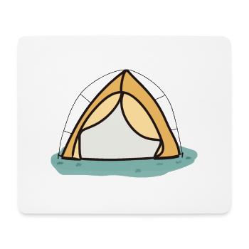 Campingplätze 3 - Mousepad (Querformat) - Weiß - Vorne