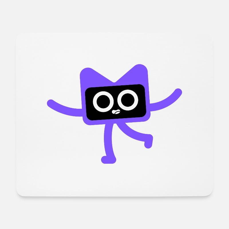 Kodee kotlin - Mousepad (Querformat) - Weiß