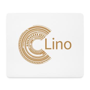 Pour Lino - Tapis de souris (format paysage) - blanc - Devant