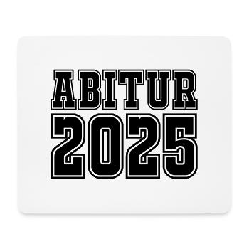 Abitur 2025 - Mousepad (Querformat) - Weiß - Vorne