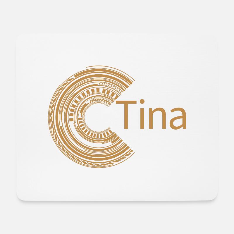 Für Tina - Mousepad (Querformat) - Weiß