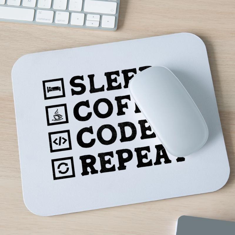 Kaffee-Codierung Programmierer Programmierer Entwickler Nerd Coff Mousepad (Querformat)