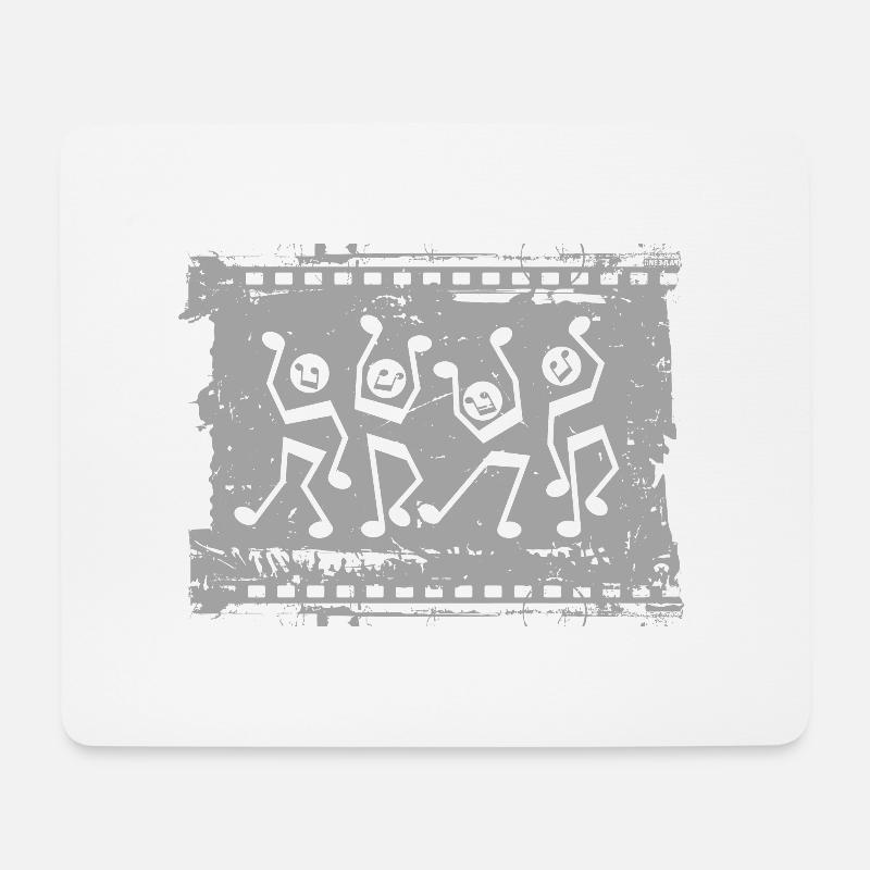 Musik - Mousepad (Querformat) - Weiß