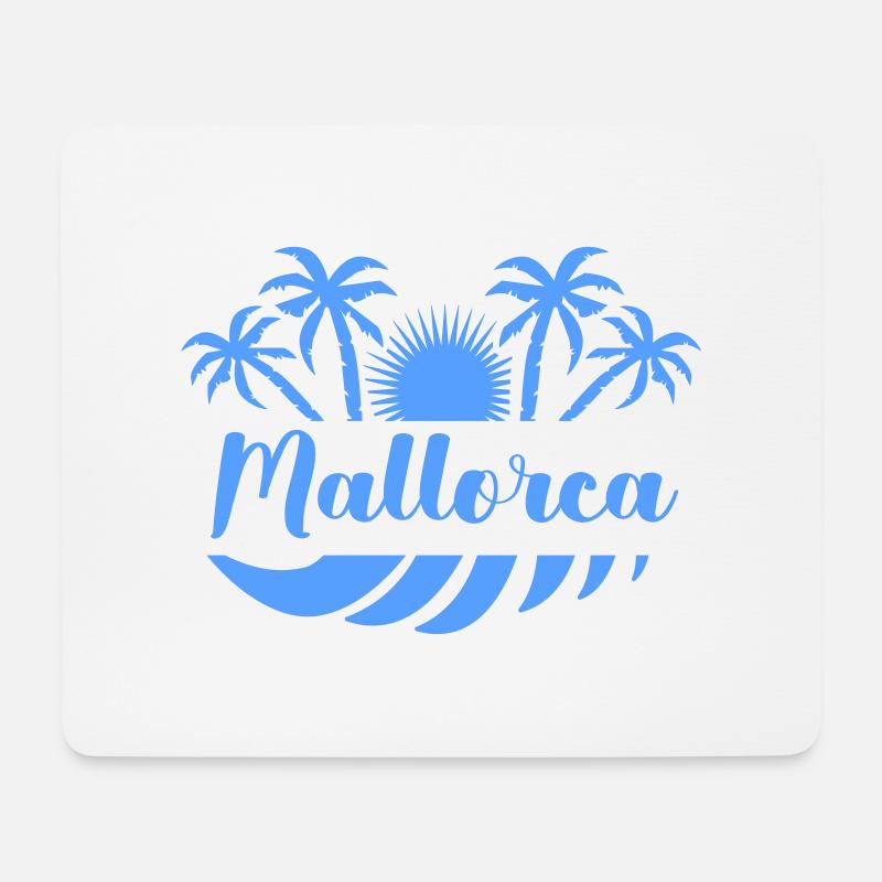 mallorca - Mousepad (Querformat) - Weiß